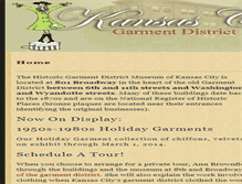 Tablet Screenshot of kcgarmentmuseum.org